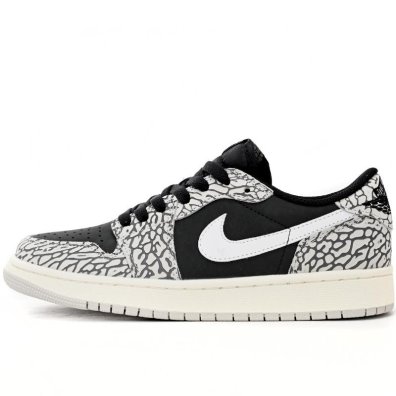 (image for) Jordan Retro 1 Low OG Black Gray Burst