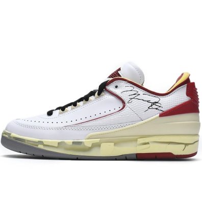 Jordan 2 Retro Low SP Off-White White Red (image for) Jordan 2 Retro Low SP Off-White White Red