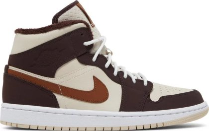 (image for) Wmns Air Jordan 1 Mid SE 'Cream Dark Chocolate'