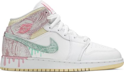 (image for) Air Jordan 1 Mid SE GS 'Ice Cream' - DD1666 100