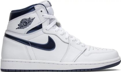 (image for) Air Jordan 1 Retro High OG 'Metallic Navy' - 555088 106