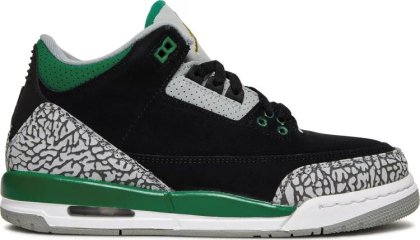 (image for) Air Jordan 3 Retro GS 'Pine Green' - 398614 030