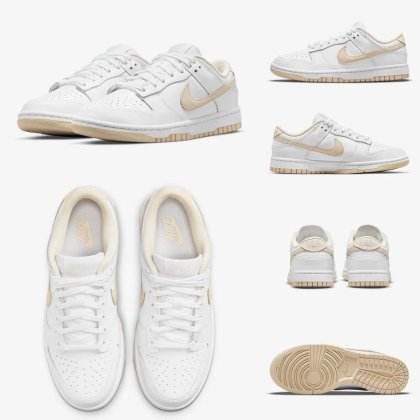 (image for) Women's Nike Dunk Low Pearl White