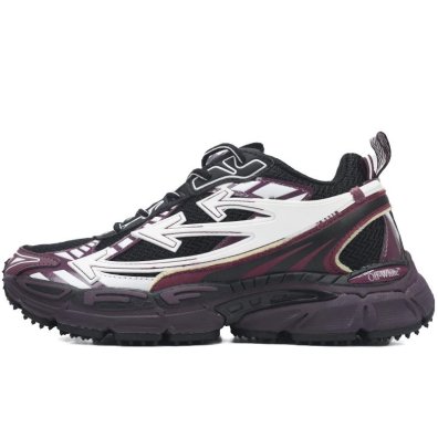 (image for) OFF-White Right Back Running Shoes Black Purple Red