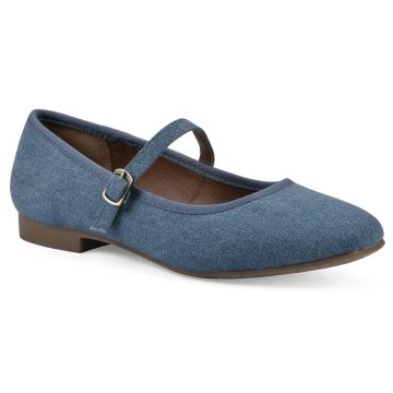 (image for) Boch Ballet Flat - Denim Blue Fabric