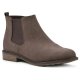 (image for) Caching Bootie - Brown Faux Leather