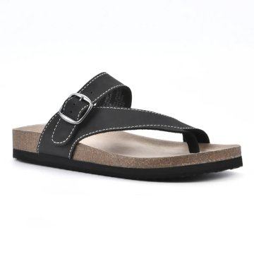 (image for) Carly Leather Footbeds Sandal