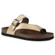 (image for) Carly Leather Footbeds Sandal - Antique Gold Leather