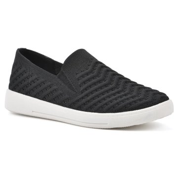 (image for) Courage Knit Sneaker - Black Knit Fabric