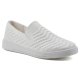 (image for) Courage Knit Sneaker - White Fabric
