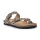(image for) Gracie Leather Footbeds Sandal - Natural Leopard