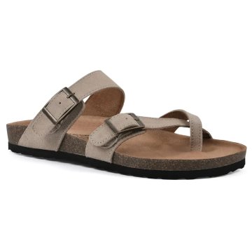 (image for) Gracie Leather Footbeds Sandal - Sandal Wood Suede