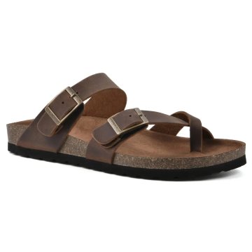 (image for) Gracie Leather Footbeds Sandal