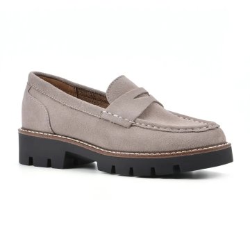 (image for) Gunner Loafer - Light Taupe Suede