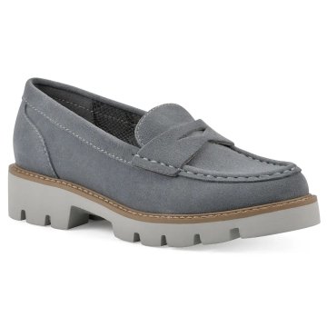 (image for) Gunner Loafer - Blue Raspberry Suede