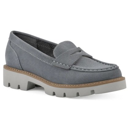 (image for) Gunner Loafer - Blue Raspberry Suede