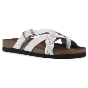(image for) Harrington Leather Footbeds Sandal - White Leather