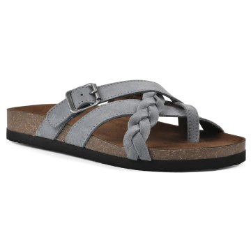 (image for) Harrington Leather Footbeds Sandal - Blue Raspberry Suede