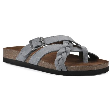 (image for) Harrington Leather Footbeds Sandal - Blue Raspberry Suede