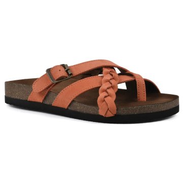 (image for) Harrington Leather Footbeds Sandal - Aperol Spritz Suede