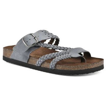 (image for) Hazy Footbeds Sandal - Blue Raspberry Suede