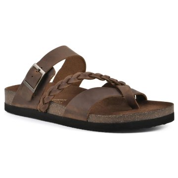 (image for) Hazy Footbeds Sandal - Whiskey Leather