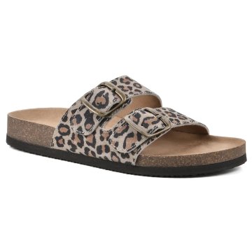 (image for) Helga Footbeds Sandal - Natural Leopard