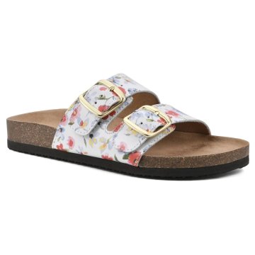 (image for) Helga Footbeds Sandal - White Floral Print
