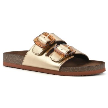 (image for) Helga Footbeds Sandal - Antique Gold Leather