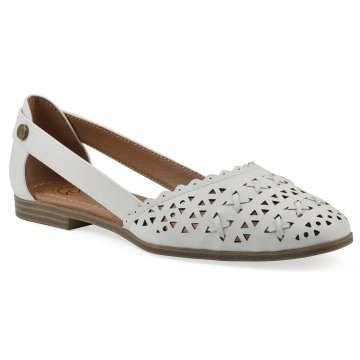 (image for) Nobler Flat - White Faux Leather