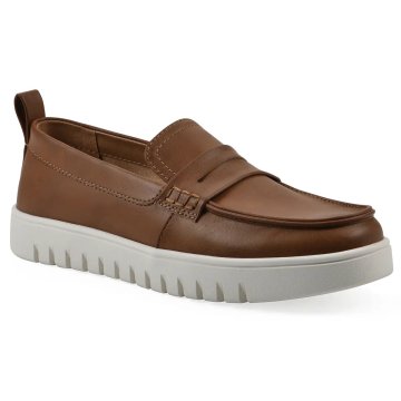 (image for) Nonna Recovery Loafer - Dark Tan Faux Leather