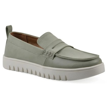 (image for) Nonna Recovery Loafer - Sage Green Faux Leather