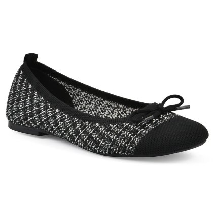 (image for) Sashay Flat - Black Multi Fabric