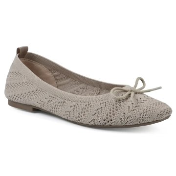 (image for) Sashay Flat - Taupe Knit Fabric
