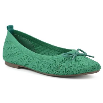 (image for) Sashay Flat - Classic Green Knit Fabric