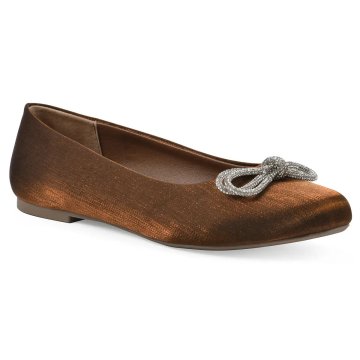 (image for) Sashimi Ballet Flat - Bronze Shimmer Fabric