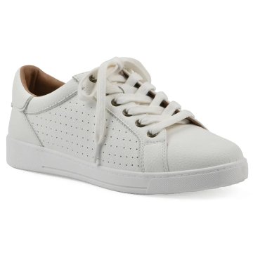 (image for) Uniform Sneaker - White Faux Leather