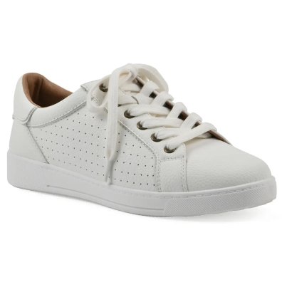 (image for) Uniform Sneaker - White Faux Leather