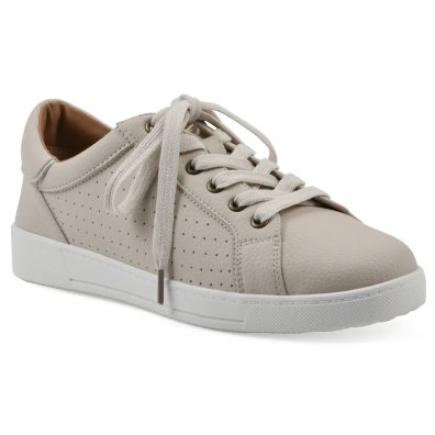 (image for) Uniform Sneaker - Bone Faux Leather