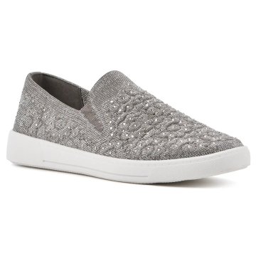 (image for) Unit Knit Sneaker - Silver Knit Fabric