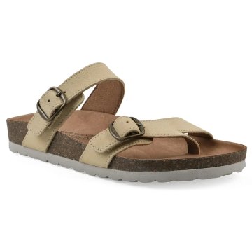 (image for) Grams Footbeds Sandal - Butter Cream Suede
