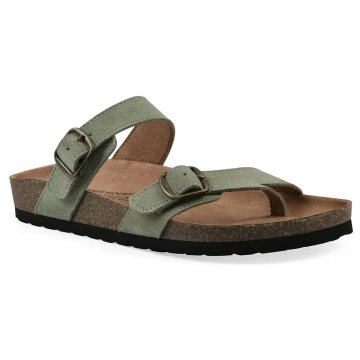 (image for) Grams Footbeds Sandal - Sage Green Suede