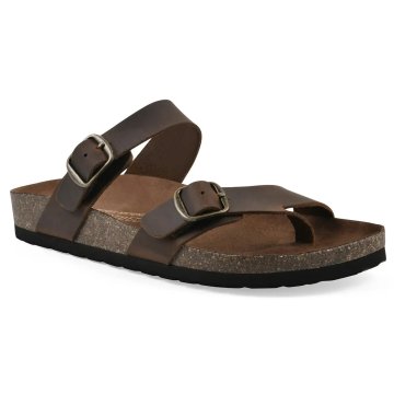 (image for) Grams Footbeds Sandal - Brown Leather