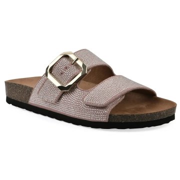 (image for) Granitas Footbeds Sandal - Blush Suede