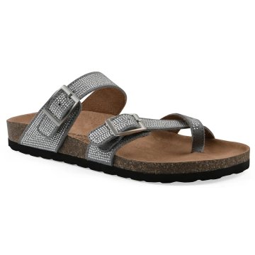 (image for) Grays Footbeds Sandal - Blue Raspberry Suede