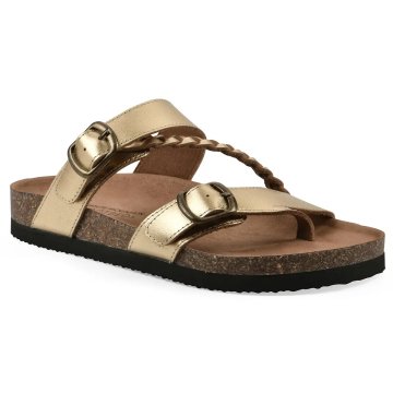 (image for) Hammy Footbeds Sandal - Antique Gold Leather