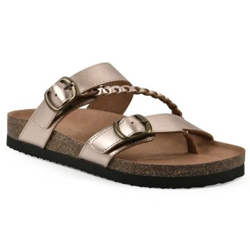 (image for) Hammy Footbeds Sandal - Rosegold Metallic Leather