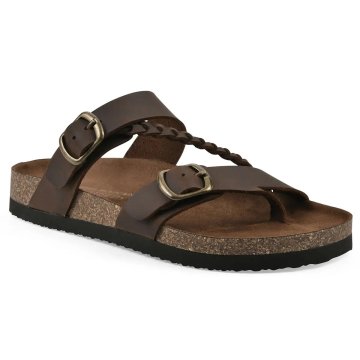 (image for) Hammy Footbeds Sandal - Brown Leather