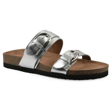 (image for) Hardball Footbeds Sandal - Silver Leather