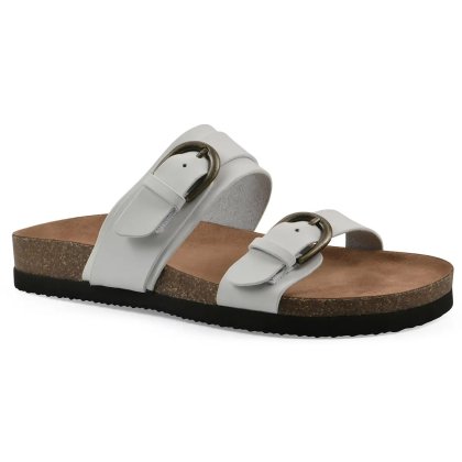 (image for) Hardball Footbeds Sandal - White Leather